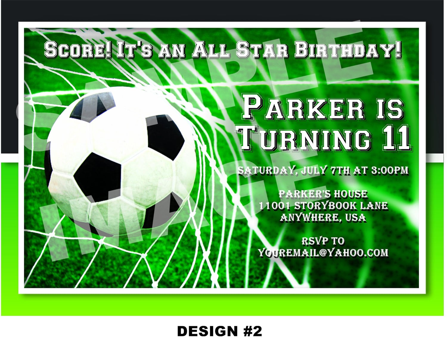 Soccer Party Invitations â Gangcraft Net